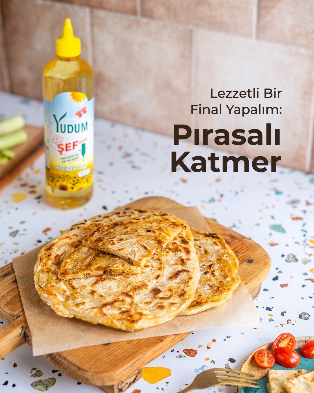 Pırasalı Katmer Tarifi