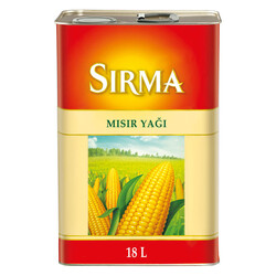 Sırma - Sırma Mısır Yağı Profesyonel 18 lt Teneke 1 Koli (1 Adet)