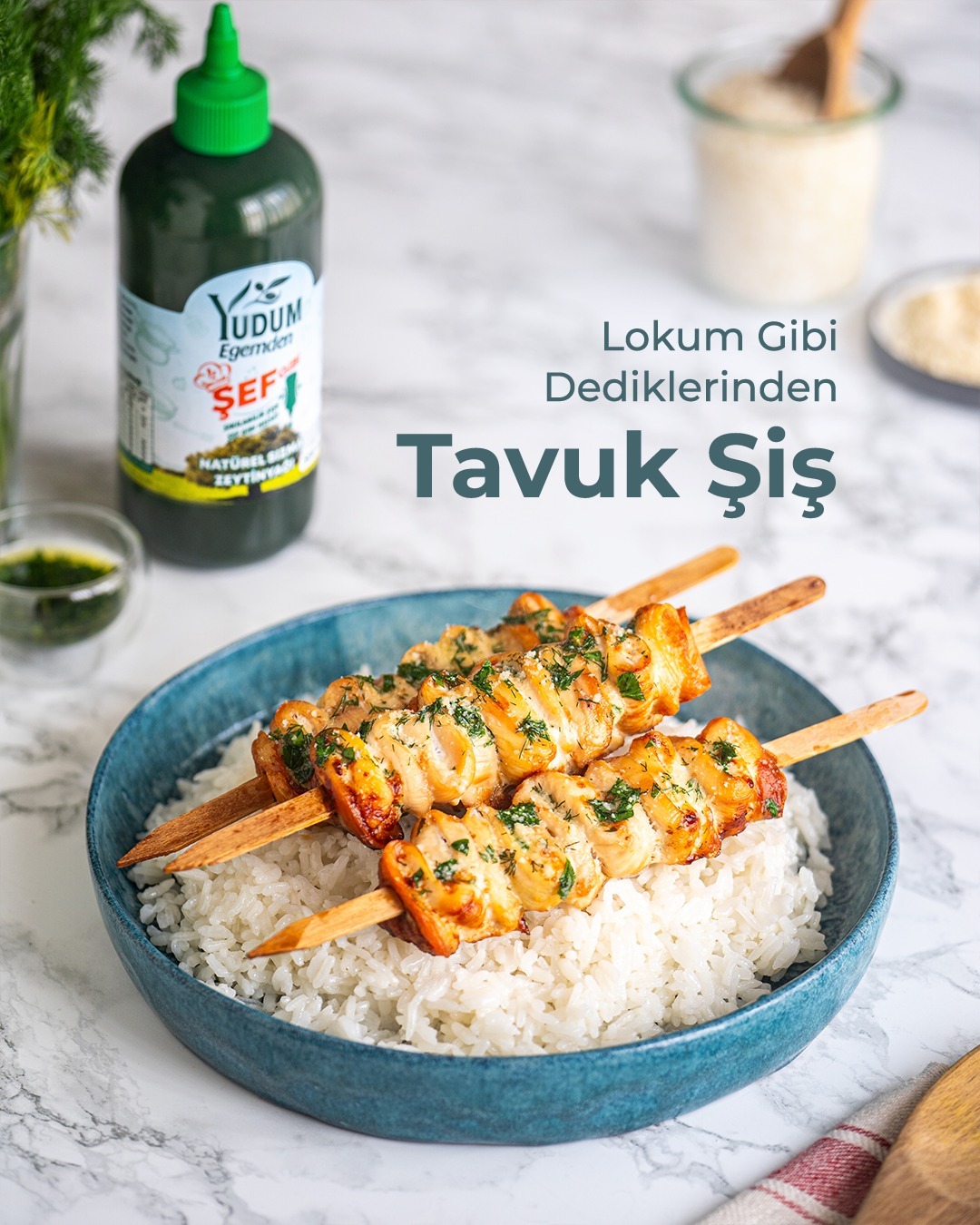 Yoğurtlu Tavuk Şiş Tarifi