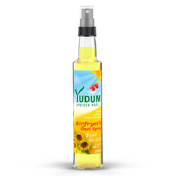 Yudum - Yudum Ayçiçek Airfryer'a Özel Sprey Yağ 250 ml Cam 1 Koli (12 Adet)