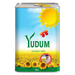 Yudum - Yudum Ayçiçek Yağı 10 lt Teneke 1 Koli (1 Adet)