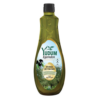 Yudum Egemden Riviera Zeytinyağı 2 lt Pet 1 Koli (9 Adet)