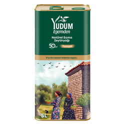 Yudum Egemden - Yudum Egemden Yumuşak Lezzet 5 lt Sızma Zeytinyağı Teneke 1 Koli (4 Adet)