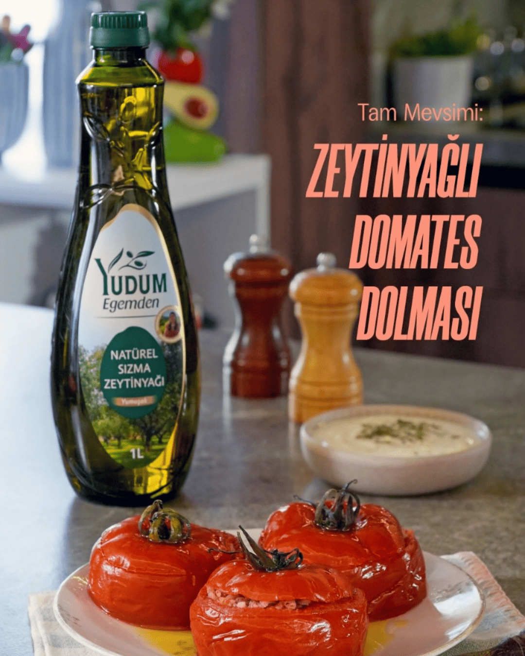 Zeytinyağlı Domates Dolması Tarifi